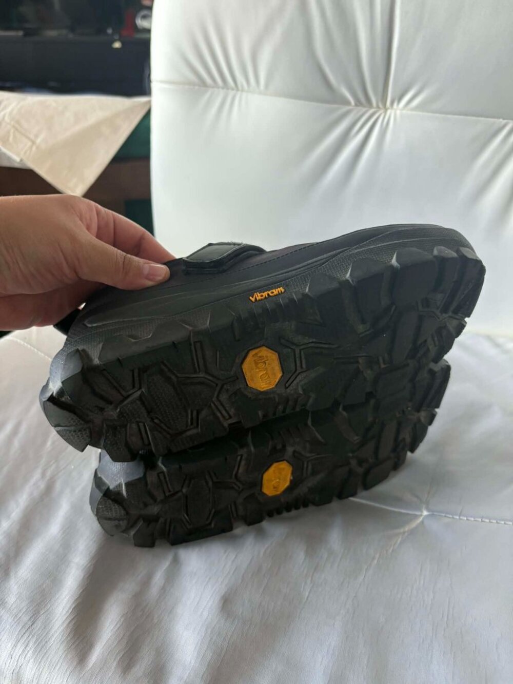 AMOMENTO Black Vibram Mary Jane Ballerina Flats - Picture 5 of 6